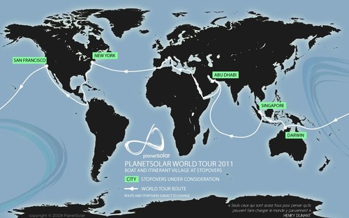 Turanor planned circumnavigation © SW